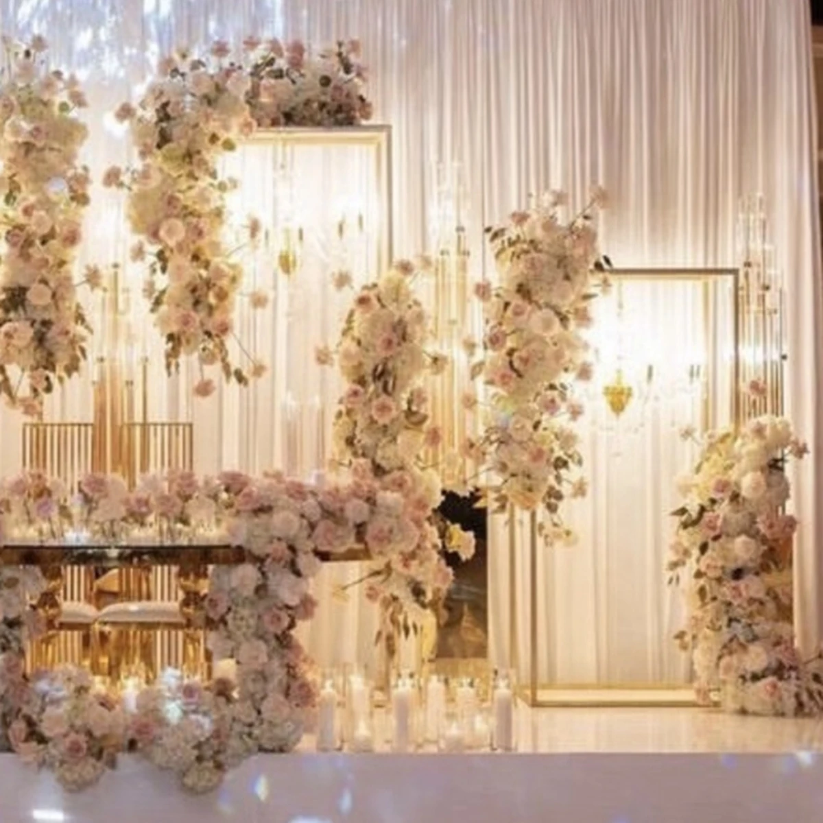 4pcs/set)Rectangle Wedding Decoration Metal Marriage Stage Arch flower frame Decoration Wedding Backdrop Stand AB0318
4pcs/set)Rectangle Wedding Decoration Metal Marriage Stage Arch flower frame Decoration Wedding Backdrop Stand AB0318