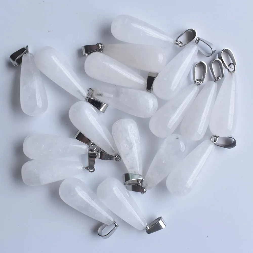 Wholesale 30pcs/lot Fashion natural crystal water drop shape Charms Pendants for women and men jewelry making free shipping
Wholesale 30pcs/lot Fashion natural crystal water drop shape Charms Pendants for women and men jewelry making free shipping