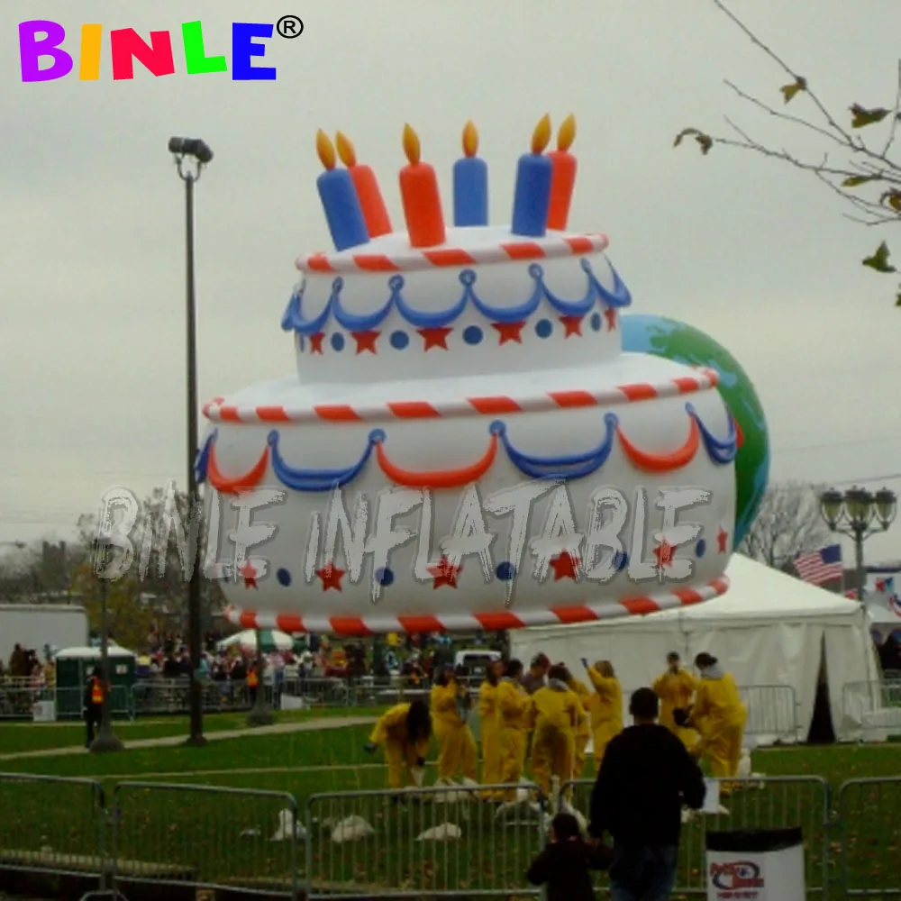 Wonderful giant Inflatable cake model Inflatable Happy Birthday Cake with candels for party cake shop decoration
Wonderful giant Inflatable cake model Inflatable Happy Birthday Cake with candels for party cake shop decoration