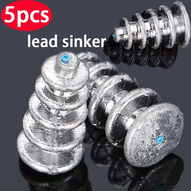 5 pcs lead sinker tower-shaped spiral nest lead pendant hollow pendant long throw throwing rod fishing lead fishing gear
5 pcs lead sinker tower-shaped spiral nest lead pendant hollow pendant long throw throwing rod fishing lead fishing gear