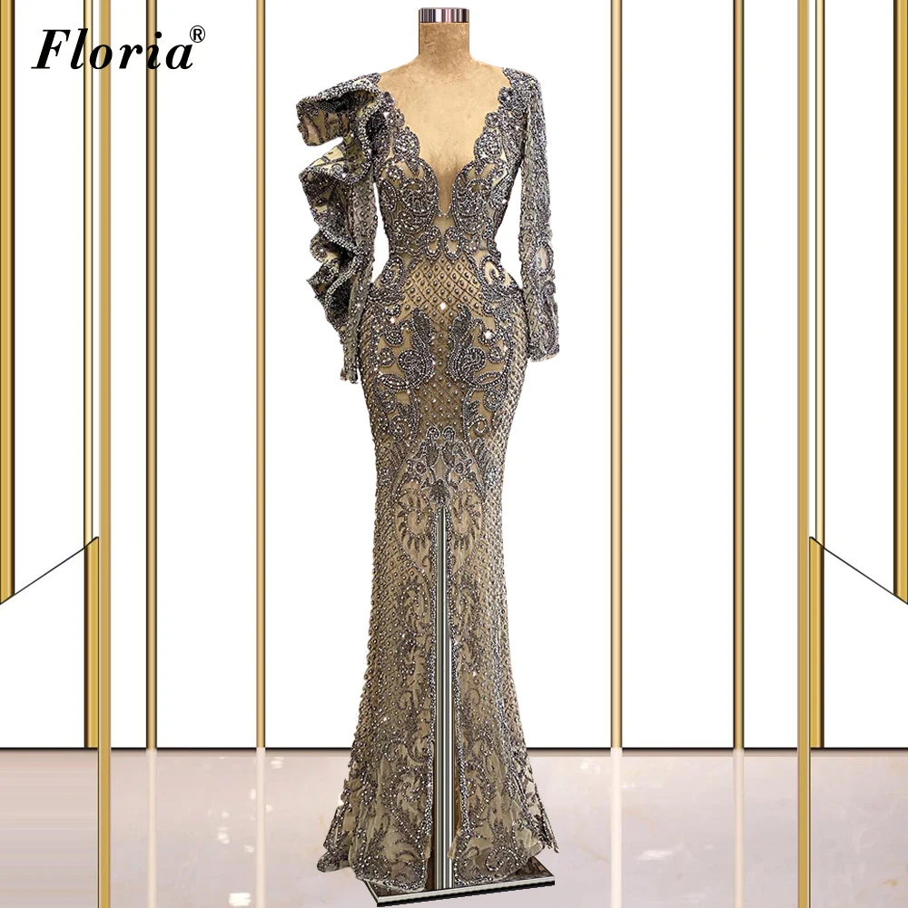 Handmade Beads Evening Dresses For Women 2022 Long Sleeves Formal Evening Gowns With Crystals Luxury Wedding Party Dresses
Handmade Beads Evening Dresses For Women 2022 Long Sleeves Formal Evening Gowns With Crystals Luxury Wedding Party Dresses