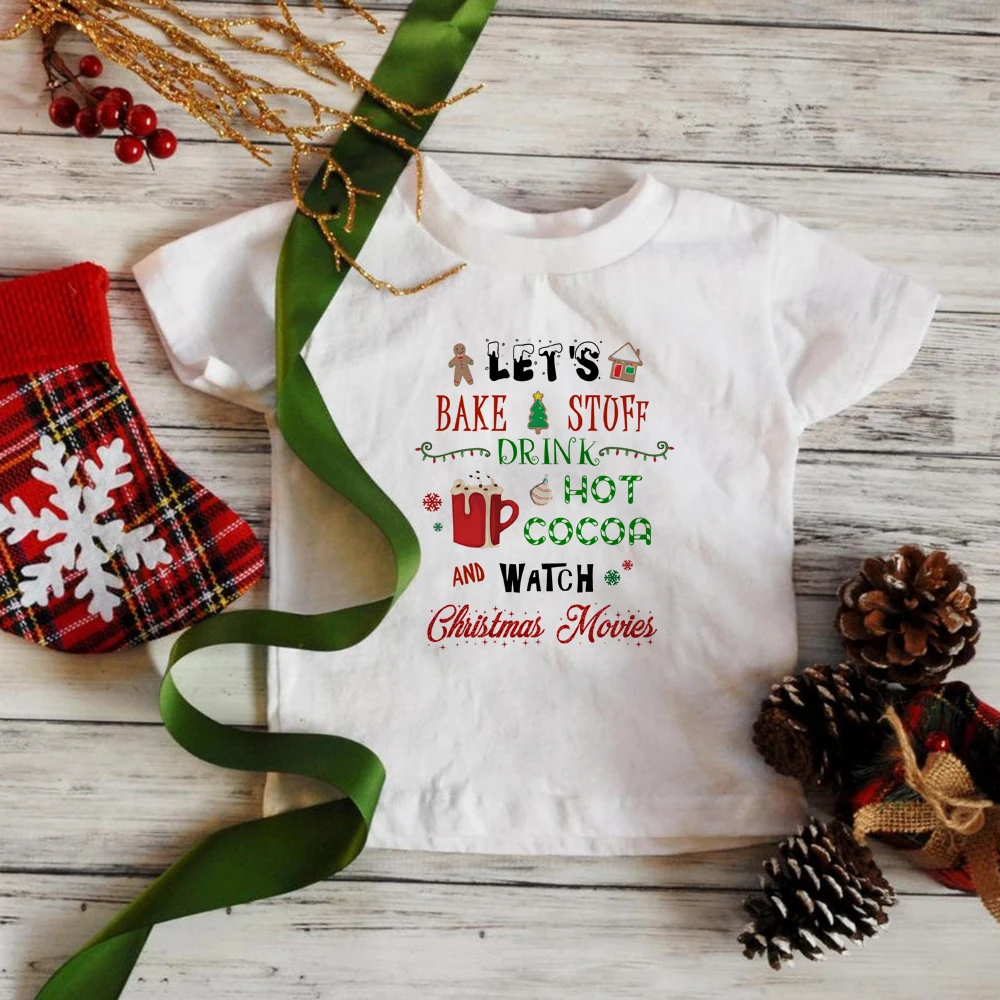 Casual Summer New Christmas Tshirt Kids Fun Print Boy Girl T Shirt Children Kids Santa Gift O-neck White Christmas Tshirt Kids
Casual Summer New Christmas Tshirt Kids Fun Print Boy Girl T Shirt Children Kids Santa Gift O-neck White Christmas Tshirt Kids