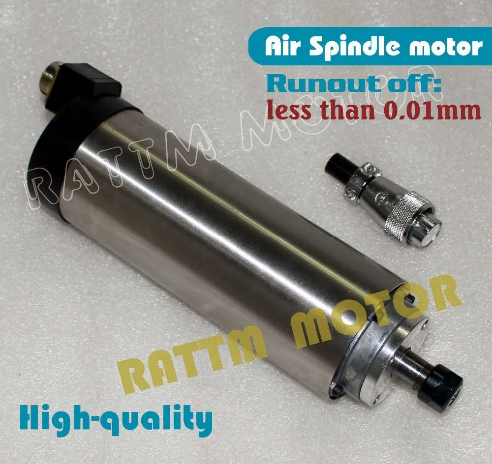 800W 0.8kw Air cooled Spindle motor runout-off 0.01mm ER11 220V 24000rpm 4pcs bearings for CNC Router Engraving Milling Machine
800W 0.8kw Air cooled Spindle motor runout-off 0.01mm ER11 220V 24000rpm 4pcs bearings for CNC Router Engraving Milling Machine
