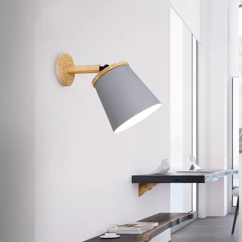 180 Degree Adjust Angle Wooden Wall Light Simple Creative E27 Bulb Indoor Led Wall Lamp Bedroom Bedside Corridor Hotel Fixtures
180 Degree Adjust Angle Wooden Wall Light Simple Creative E27 Bulb Indoor Led Wall Lamp Bedroom Bedside Corridor Hotel Fixtures