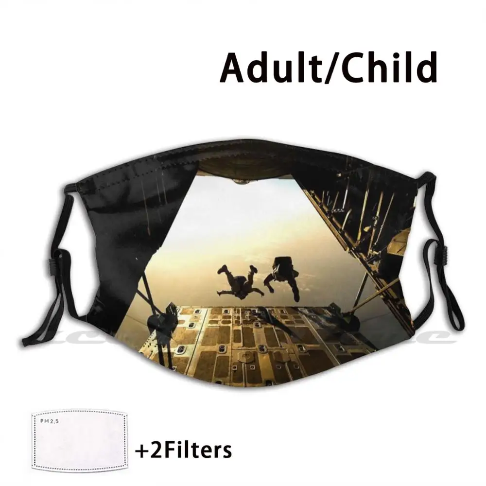 Military Parachute Design Custom Pattern Washable Filter Pm2.5 Adult Kids Mask Military Soldier Parachute Military Parachute
Military Parachute Design Custom Pattern Washable Filter Pm2.5 Adult Kids Mask Military Soldier Parachute Military Parachute