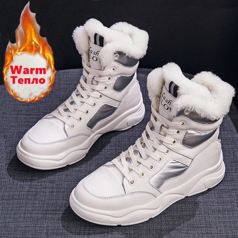 2022 winter leather high-top wool sports and leisure snow boots plus velvet pad women's boots cotton shoes waterproof non-slip
2022 winter leather high-top wool sports and leisure snow boots plus velvet pad women's boots cotton shoes waterproof non-slip