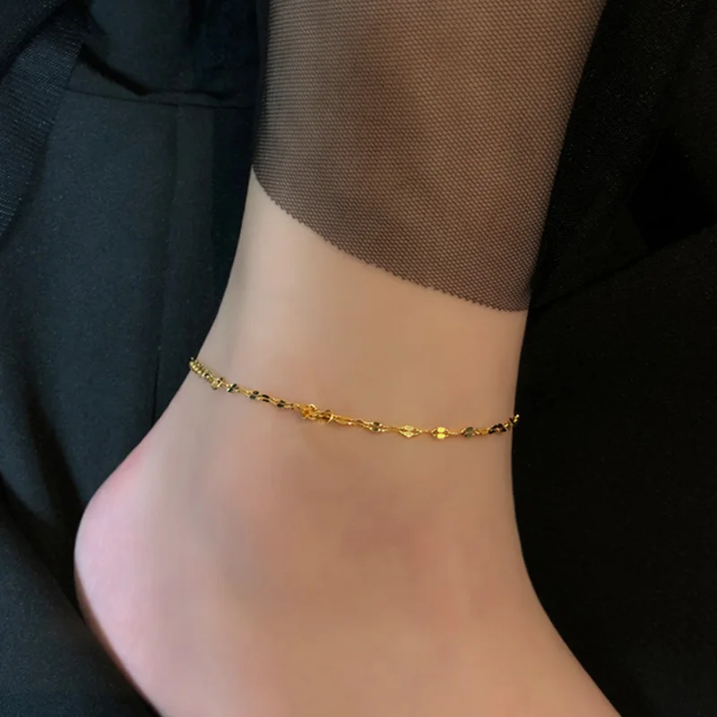 Stainless Steel Anklets Women Metal Gold colour Charm Anklets Summer Jewelry Waterproof Accessories Bijoux Femme
Stainless Steel Anklets Women Metal Gold colour Charm Anklets Summer Jewelry Waterproof Accessories Bijoux Femme