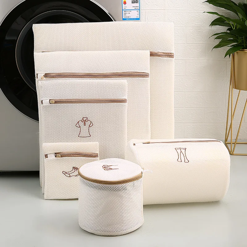 6 Pcs Size Thicken Coarse Net Machine Laundry Washing Bag Bra Underwear Sweater Anti-hook Classification Zipper Mesh Laundry Bag
6 Pcs Size Thicken Coarse Net Machine Laundry Washing Bag Bra Underwear Sweater Anti-hook Classification Zipper Mesh Laundry Bag