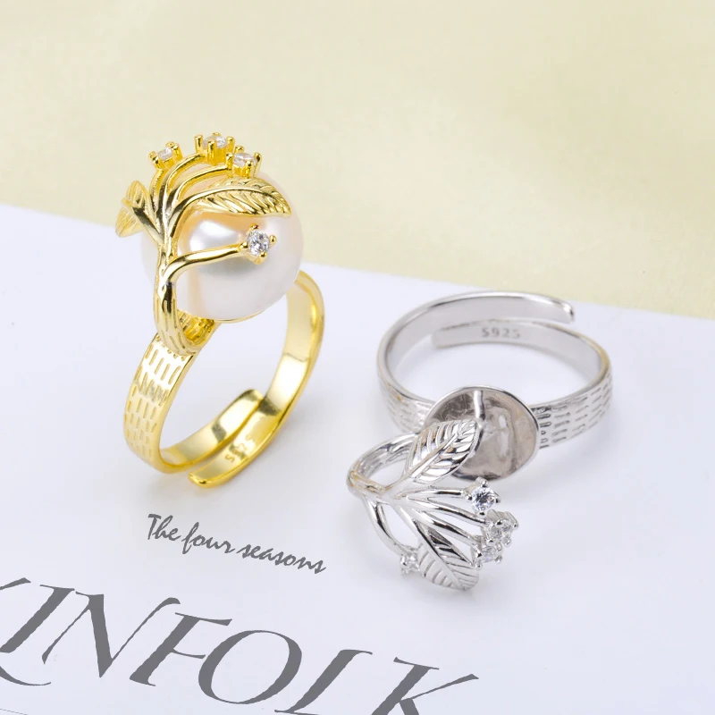 3Pcs/Lot Leaf Design Pearl Rings Mountings S925 Sterling Silver Pearl Rings Fittings Classic Rings Accessory
3Pcs/Lot Leaf Design Pearl Rings Mountings S925 Sterling Silver Pearl Rings Fittings Classic Rings Accessory