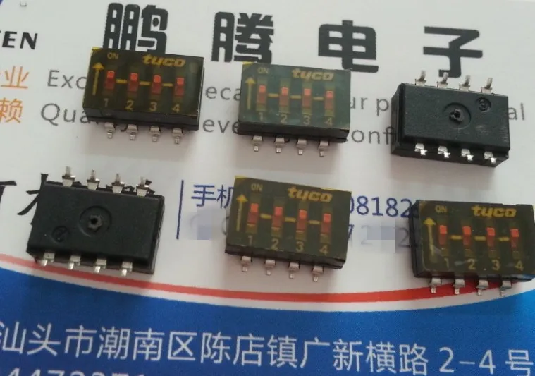 1PCS Imported Japanese TYCO 4-1393545-4 DIP switch patch 4-bit 2.54 coding switch
1PCS Imported Japanese TYCO 4-1393545-4 DIP switch patch 4-bit 2.54 coding switch