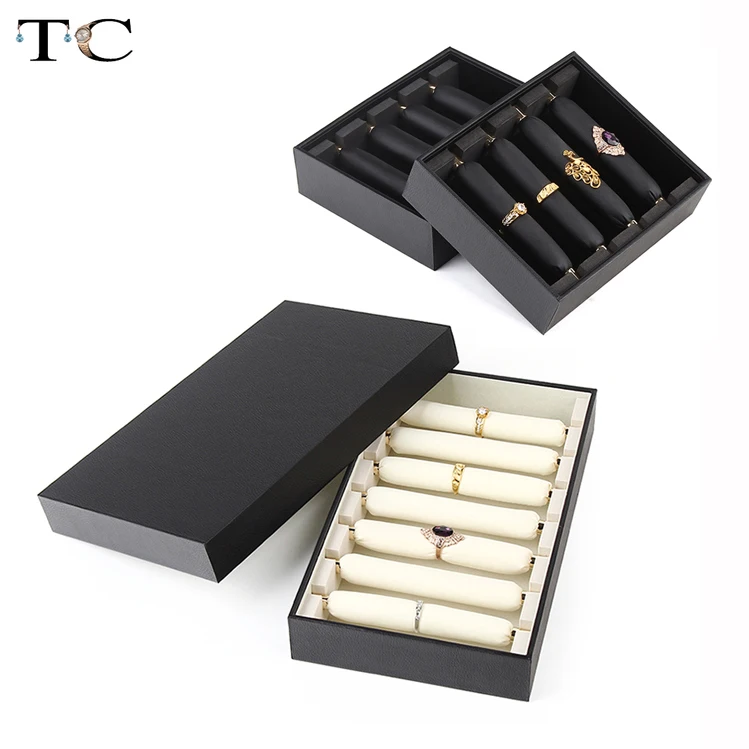 Jewelry Holder Rings Organizer Leather Ring Tray Jewellery Display Storage Box Case Stand
Jewelry Holder Rings Organizer Leather Ring Tray Jewellery Display Storage Box Case Stand