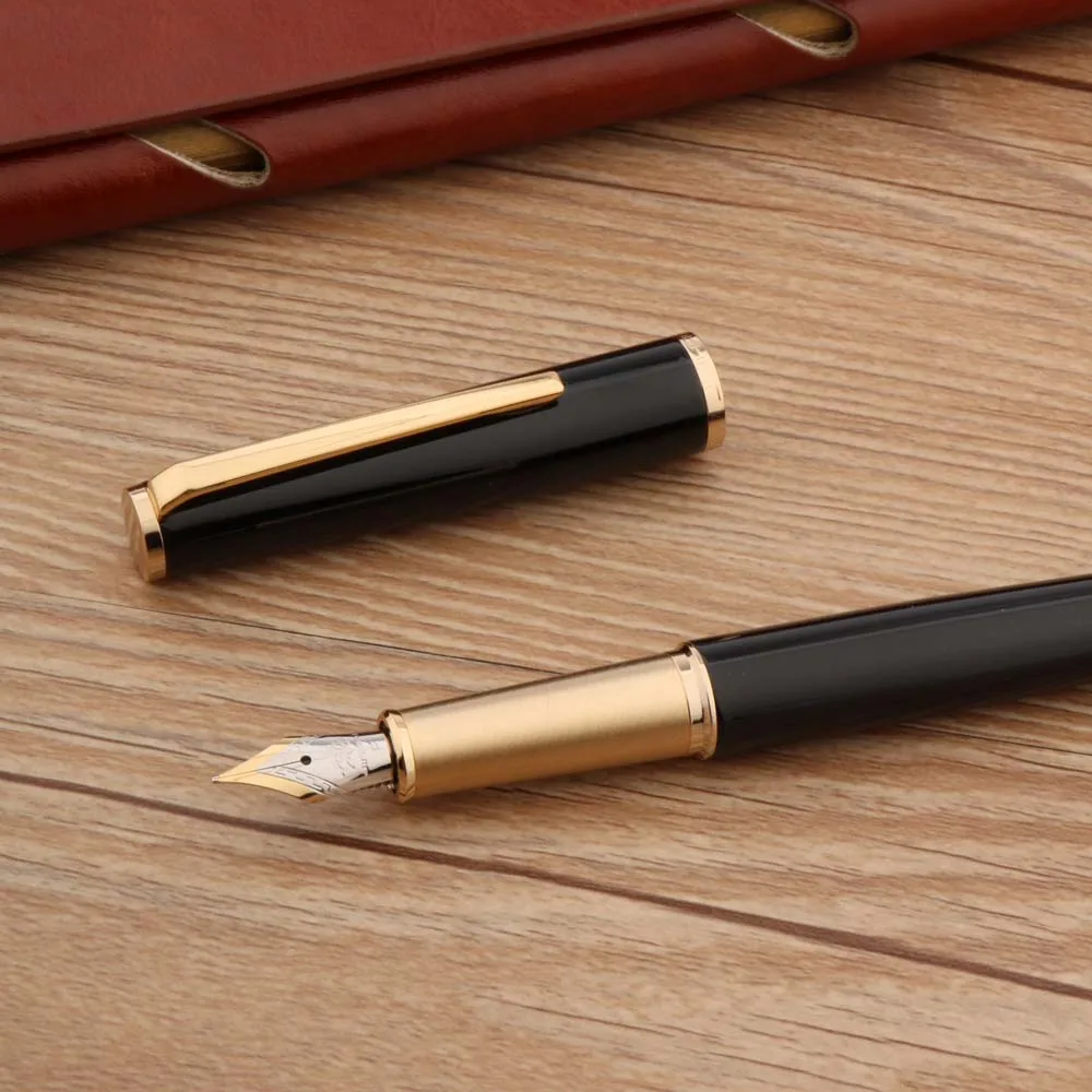 High Quality Brand JINHAO 95 Fountain Pen Golden Red Black Titanium NIB Office School Supplies Writing Ink Pens New
High Quality Brand JINHAO 95 Fountain Pen Golden Red Black Titanium NIB Office School Supplies Writing Ink Pens New