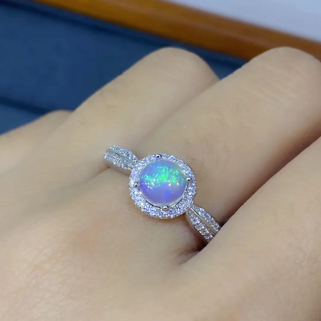 Natural Opal Rings for Women Anniversary Gift Genuine Colorful Gemstones Fine Jewelry Real 925 Sterling Silver Free Ship
Natural Opal Rings for Women Anniversary Gift Genuine Colorful Gemstones Fine Jewelry Real 925 Sterling Silver Free Ship