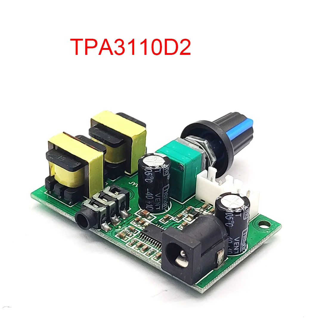 TPA3110D2 мини плата цифрового усилителя мощности, двухканальный 2*10 Вт стереотрансформатор, модуль шумоподавления
TPA3110D2 мини плата цифрового усилителя мощности, двухканальный 2*10 Вт стереотрансформатор, модуль шумоподавления