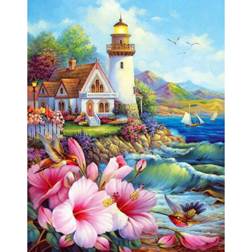Diamond Painting 5D DIY Square/Round Diamond Landscape Painting Pink Flower Tower Beauty Picture Cross Stitch Embroidery WG3243
Diamond Painting 5D DIY Square/Round Diamond Landscape Painting Pink Flower Tower Beauty Picture Cross Stitch Embroidery WG3243