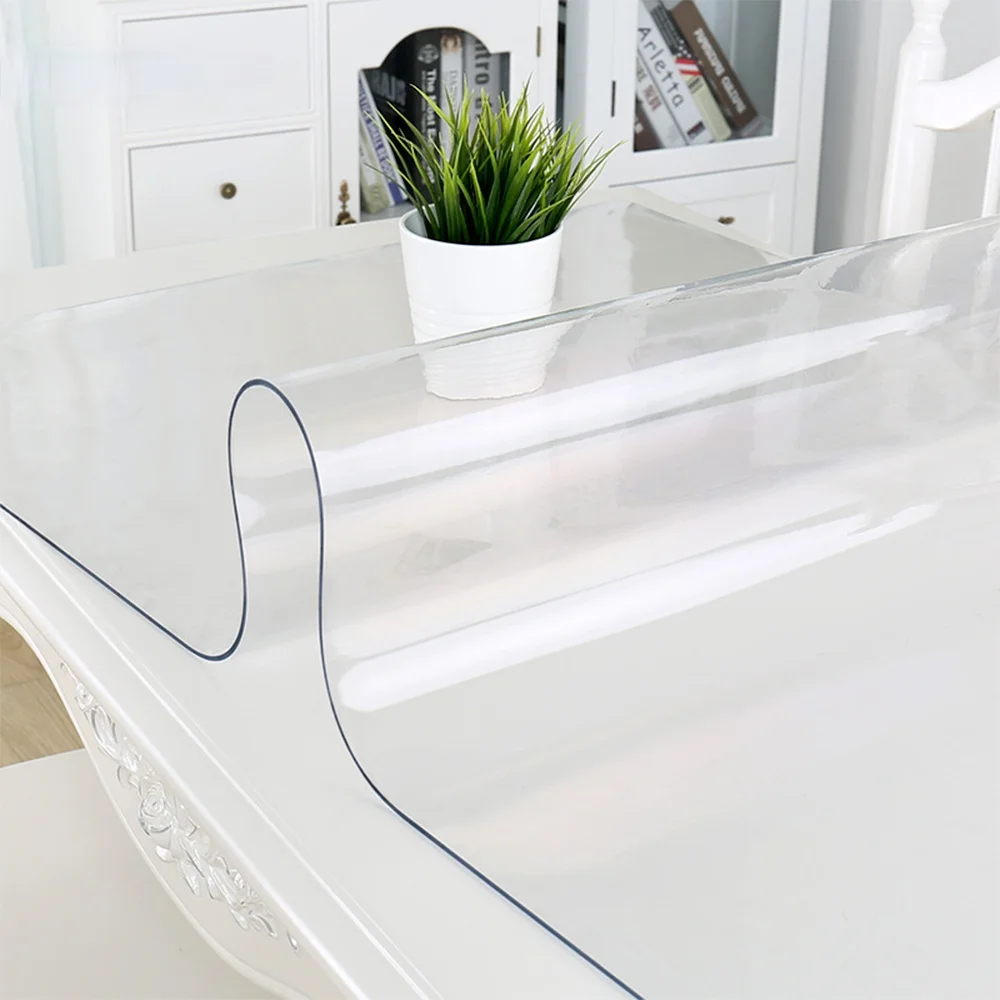 Booksew PVC Transparent Table Cloth Waterproof Oilproof Tablecloth 1.0mm/1.5mm Thick Soft Glass Mat Kitchen Dining Table Cover
Booksew PVC Transparent Table Cloth Waterproof Oilproof Tablecloth 1.0mm/1.5mm Thick Soft Glass Mat Kitchen Dining Table Cover
