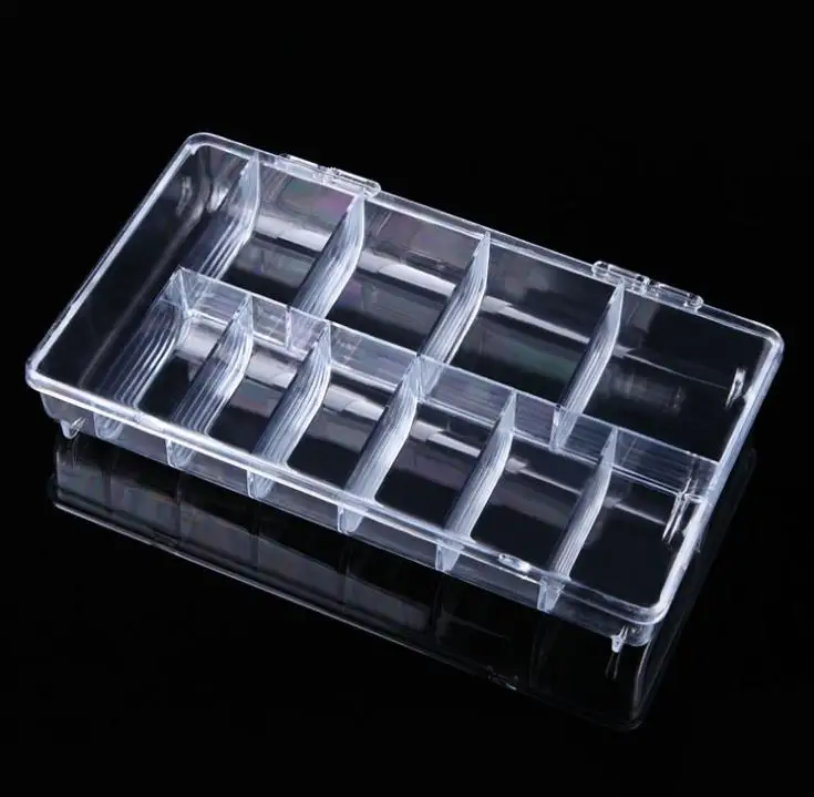 50PCS Nail Art Box Empty Divided Case For 500pcs Nail Tips Rhinestone Beads Gems Storage Box Case Clear Plastic SN614
50PCS Nail Art Box Empty Divided Case For 500pcs Nail Tips Rhinestone Beads Gems Storage Box Case Clear Plastic SN614