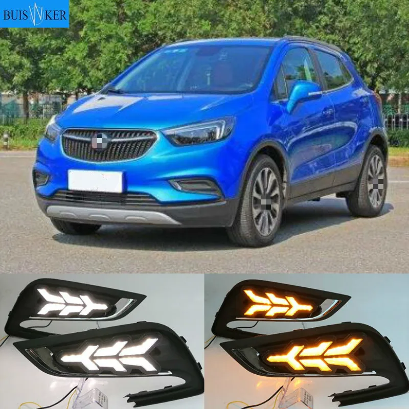 For Buick encore 2016-2018 with Dynamic moving yellow turn signal LED drl daytime running light
For Buick encore 2016-2018 with Dynamic moving yellow turn signal LED drl daytime running light