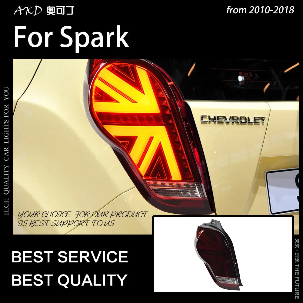 Автомобильный Стайлинг AKD для Chevrolet Spark, задние фонари 2010-2018 Spark GT, светодиодная задняя лампа DRL, сигнал, тормоз, задний фонарь, автомобильные аксессуары
Автомобильный Стайлинг AKD для Chevrolet Spark, задние фонари 2010-2018 Spark GT, светодиодная задняя лампа DRL, сигнал, тормоз, задний фонарь, автомобильные аксессуары