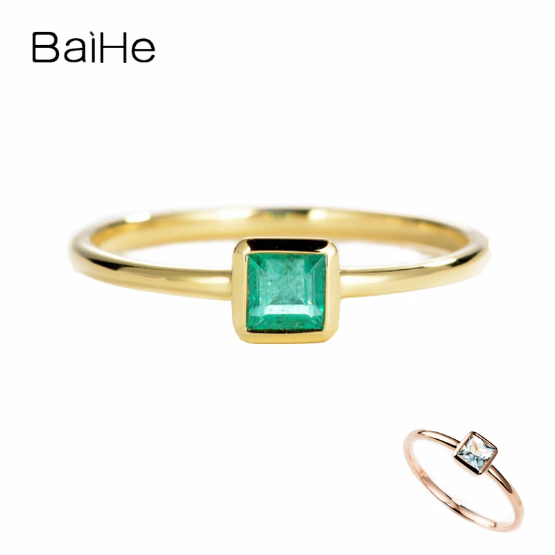 BAIHE однотонное 14K розовое золото Натуральный аквамарин изумруд квадратное кольцо для женщин мужчин свадебные Модные Изящные ювелирные изделия кольцо
BAIHE однотонное 14K розовое золото Натуральный аквамарин изумруд квадратное кольцо для женщин мужчин свадебные Модные Изящные ювелирные изделия кольцо