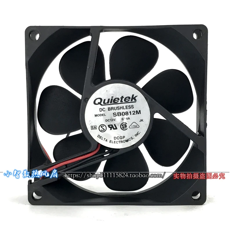 Original SB0812M 12V 0.14A 8025 8CM ultra-quiet exhaust chassis power supply cooling fan
Original SB0812M 12V 0.14A 8025 8CM ultra-quiet exhaust chassis power supply cooling fan