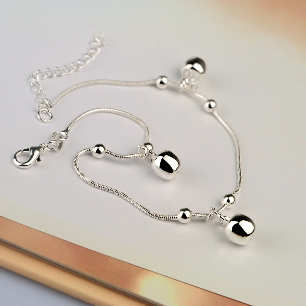 Women's 925 Sterling Silver Apple Anklet Fashionable Simple Design for Beach Vacation Cute Foot Bracelet Daily Travel Jewelry
Women's 925 Sterling Silver Apple Anklet Fashionable Simple Design for Beach Vacation Cute Foot Bracelet Daily Travel Jewelry