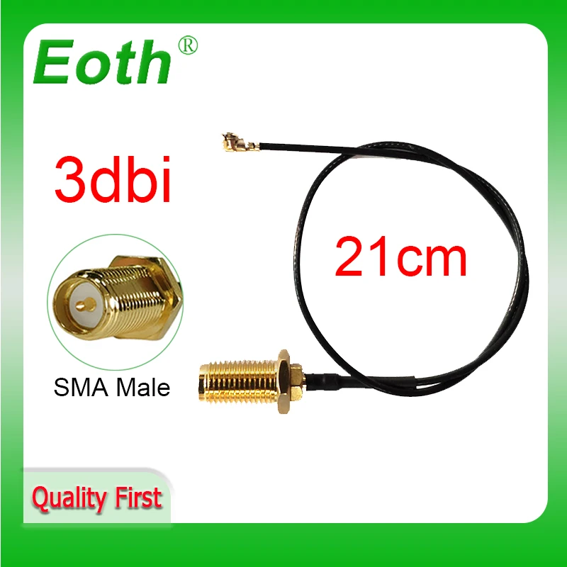 EOTH 21 см PCI U.FL SMA разъем антенна Wi-Fi 1,13 гибкий кабель IOT SMA Удлинительный шнур для PCI Wi-Fi карты беспроводной маршрутизатор
EOTH 21 см PCI U.FL SMA разъем антенна Wi-Fi 1,13 гибкий кабель IOT SMA Удлинительный шнур для PCI Wi-Fi карты беспроводной маршрутизатор