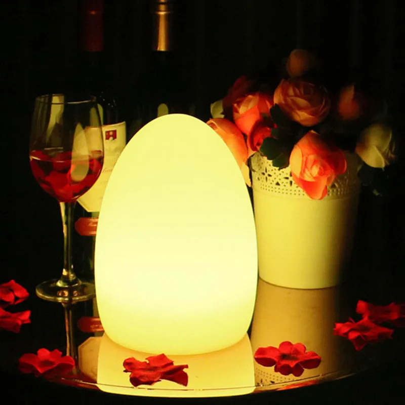 RGB LED Night Lights Egg Shape Lamp Remote Control Waterproof Rechargeable Indoor Outdoor Home Garden Bar KTV Dining Table Lamp
RGB LED Night Lights Egg Shape Lamp Remote Control Waterproof Rechargeable Indoor Outdoor Home Garden Bar KTV Dining Table Lamp