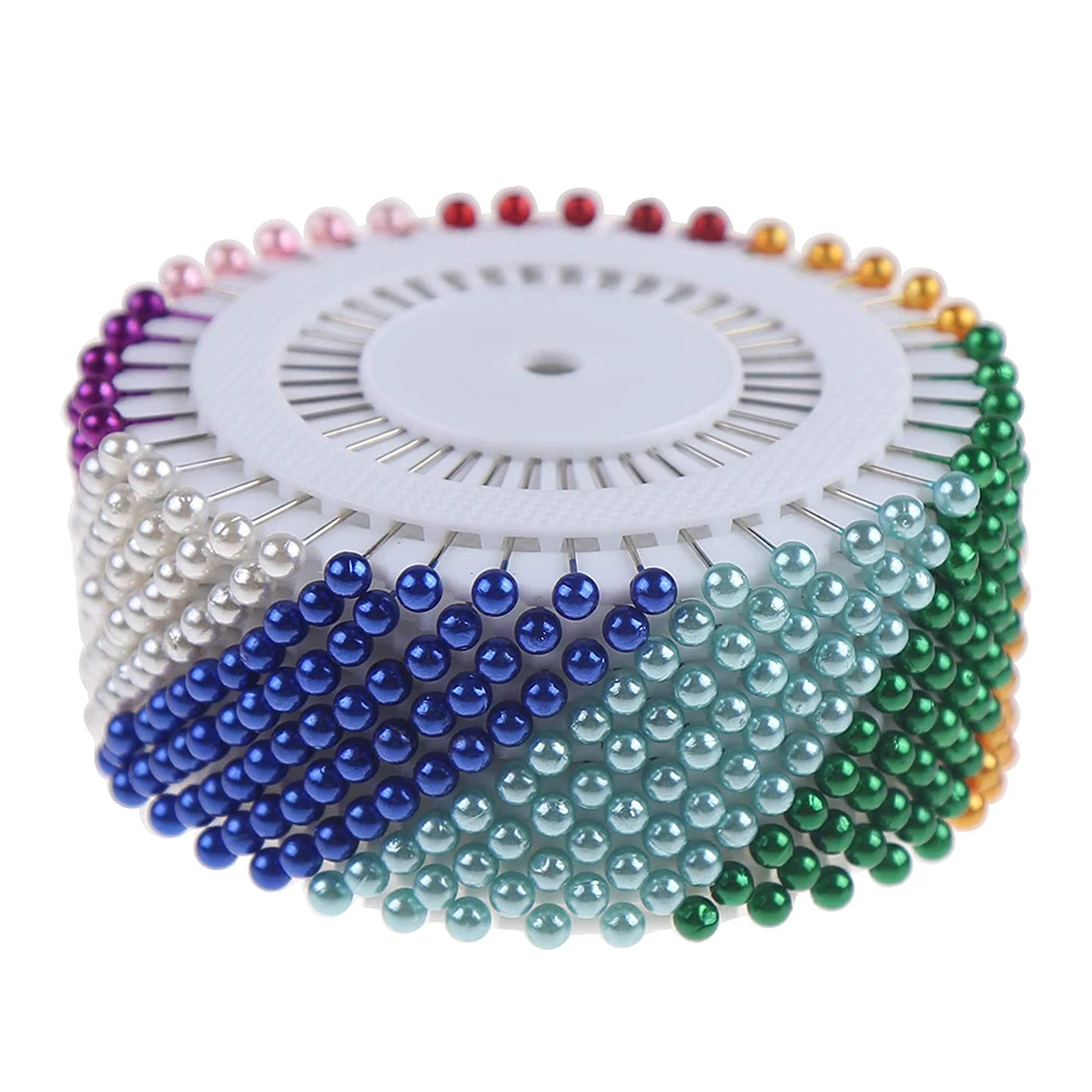 480PCS Pearl Head Straight Pins Multicolor Quilting Pins for DIY Crafts Making Dressmaking Sewing Straight Pins Fabric Supplies
480PCS Pearl Head Straight Pins Multicolor Quilting Pins for DIY Crafts Making Dressmaking Sewing Straight Pins Fabric Supplies