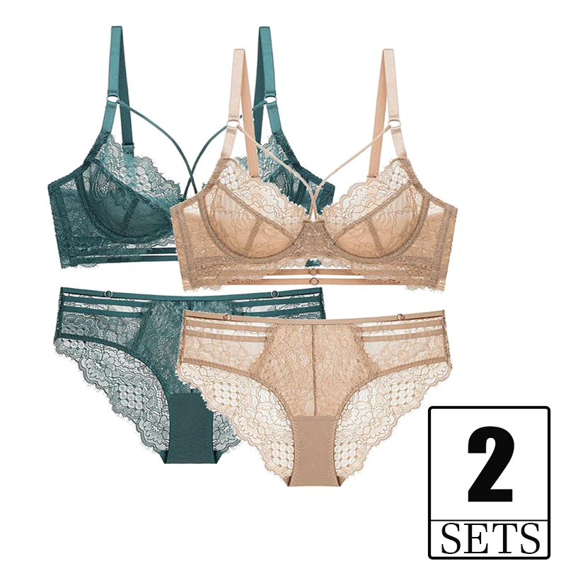 2 Piece Set Hollow Out Deep V Bra And Panties Plus Size C D Cup See Through Sexy Lingerie Transparent Lace Underwear Women Sets
2 Piece Set Hollow Out Deep V Bra And Panties Plus Size C D Cup See Through Sexy Lingerie Transparent Lace Underwear Women Sets