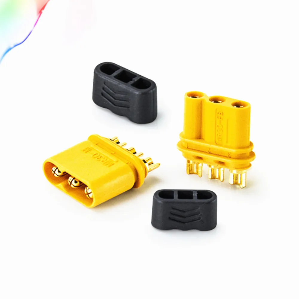 5pair/lot Amass Upgrated of XT30 Connector MR30 Connector Plug Female and Male Connector Plugs Gold Plated For RC Parts
5pair/lot Amass Upgrated of XT30 Connector MR30 Connector Plug Female and Male Connector Plugs Gold Plated For RC Parts