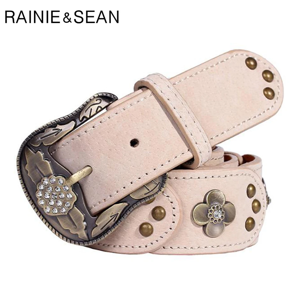 RAINIE SEAN женские ремни, роскошный ремень из натуральной свиной кожи, лоскутный бежевый ремень со стразами, винтажный ремень из сплава с пряжкой, женский ремень
RAINIE SEAN женские ремни, роскошный ремень из натуральной свиной кожи, лоскутный бежевый ремень со стразами, винтажный ремень из сплава с пряжкой, женский ремень