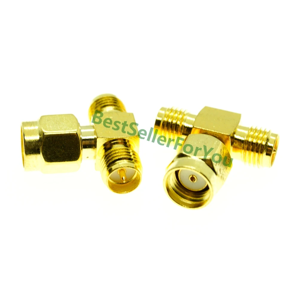 RP-SMA male Plug To Two 2 X RP-SMA Female Jack T 3 Way Triple RF Adapter Connector
RP-SMA male Plug To Two 2 X RP-SMA Female Jack T 3 Way Triple RF Adapter Connector