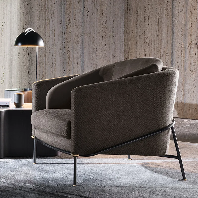 Single chair reception hotel sofa Restaurant Chair single Nordic leisure study apartm
Single chair reception hotel sofa Restaurant Chair single Nordic leisure study apartm