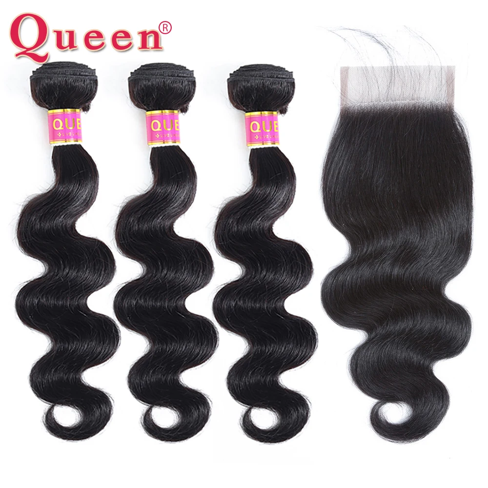 Body Wave Human Hair Bundles With Free/Middle/Three Part Closure Brazilian 3/4 Bundles With Closure 100% Remy Hair Weaving Queen
Body Wave Human Hair Bundles With Free/Middle/Three Part Closure Brazilian 3/4 Bundles With Closure 100% Remy Hair Weaving Queen