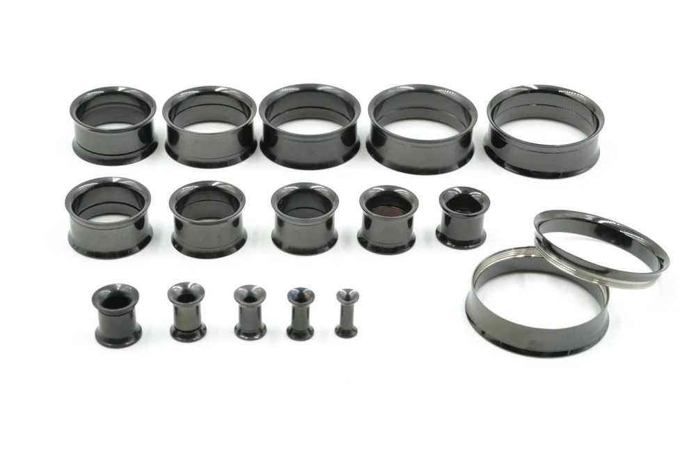 Stainless Steel Body Jewelry -Ear Tunnels Ear Plugs Double Flare Plugs Expanders Stretcher Full Gauges Sets 3MM UP TO 30MM
Stainless Steel Body Jewelry -Ear Tunnels Ear Plugs Double Flare Plugs Expanders Stretcher Full Gauges Sets 3MM UP TO 30MM