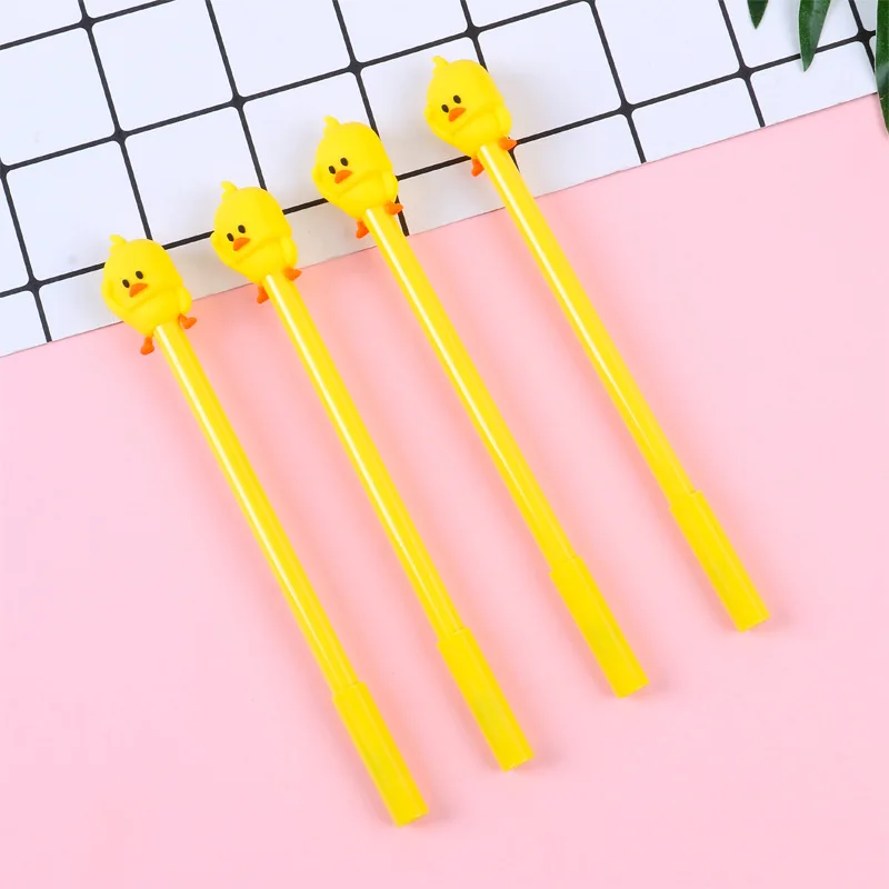 50PCS Creative Stationery Online Celebrity Funny Small Yellow Duck Gel Pen Black 0.5mm Needle Tubing Type Ball Pen
50PCS Creative Stationery Online Celebrity Funny Small Yellow Duck Gel Pen Black 0.5mm Needle Tubing Type Ball Pen