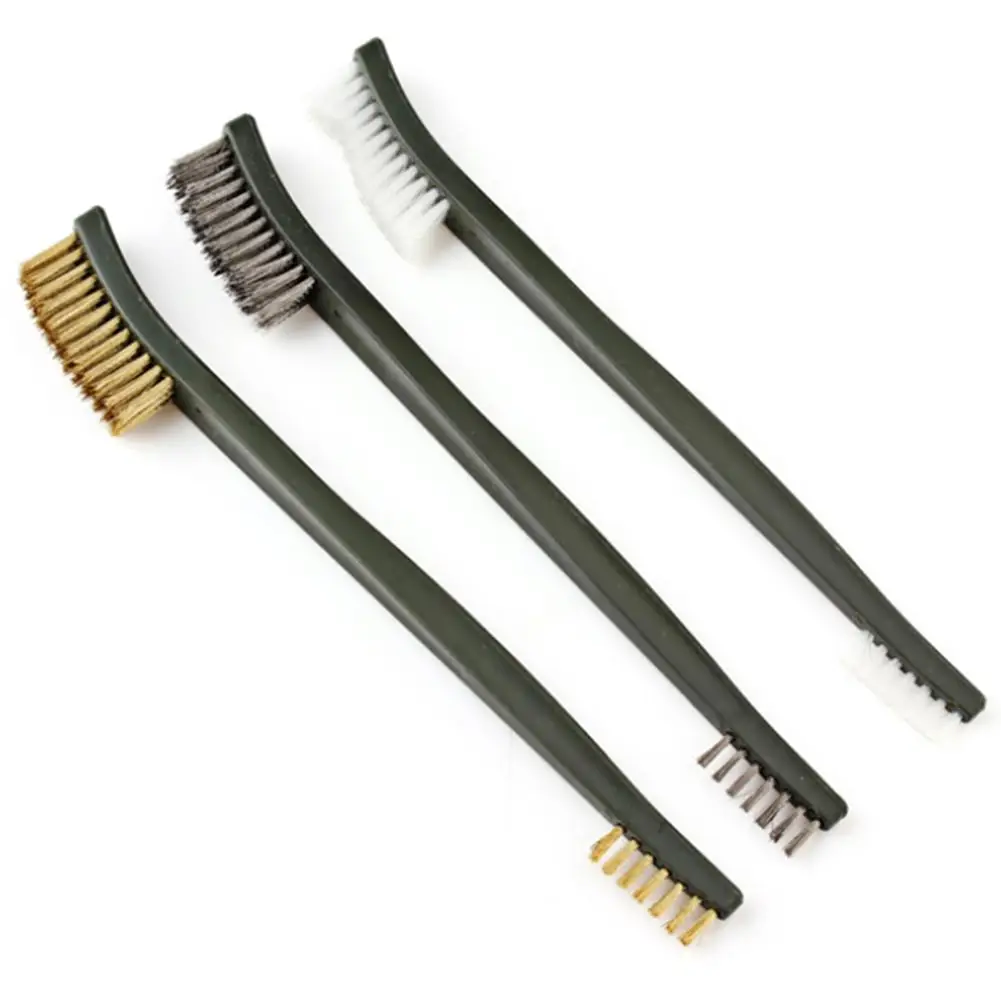 3pcs 17 Cm Mini Stainless Steel Remove Rust Cleaning Brush Tool Brass Nylon Cleaning Polishing Metal Household Cleaning Tool Set
3pcs 17 Cm Mini Stainless Steel Remove Rust Cleaning Brush Tool Brass Nylon Cleaning Polishing Metal Household Cleaning Tool Set