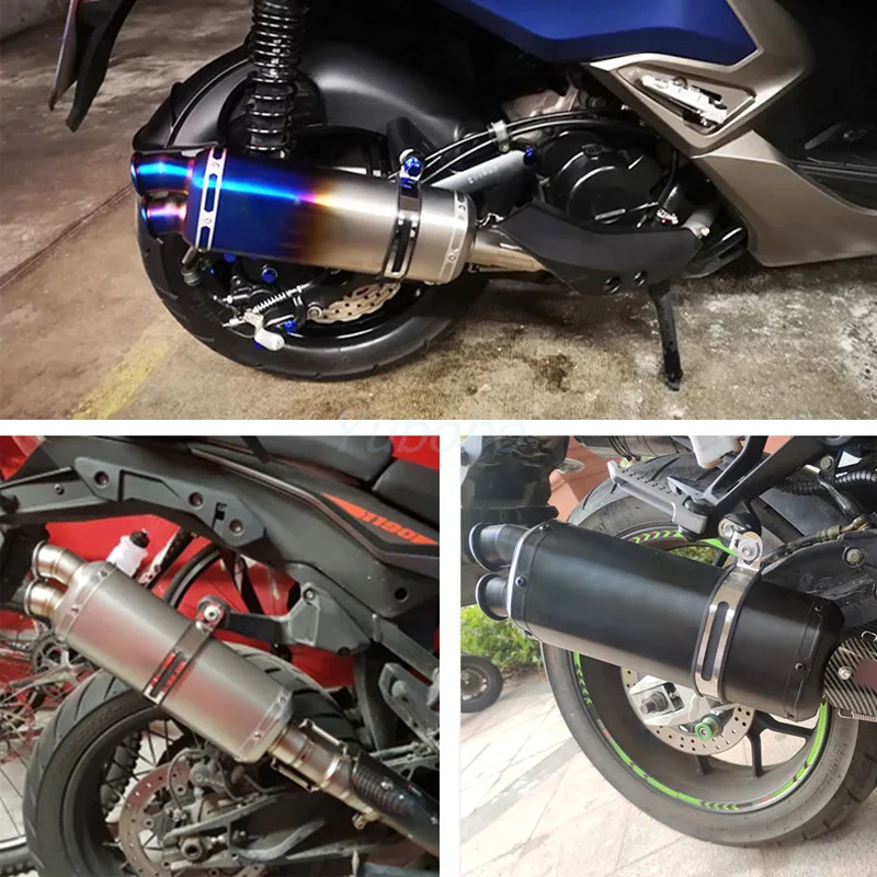 Universal Motorcycle Exhaust Pipe Escape moto Silencer 200CC Ninja400 Z900 250CC 350CC 500CC 600CC Double Outlet Hole Mufflers
Universal Motorcycle Exhaust Pipe Escape moto Silencer 200CC Ninja400 Z900 250CC 350CC 500CC 600CC Double Outlet Hole Mufflers
