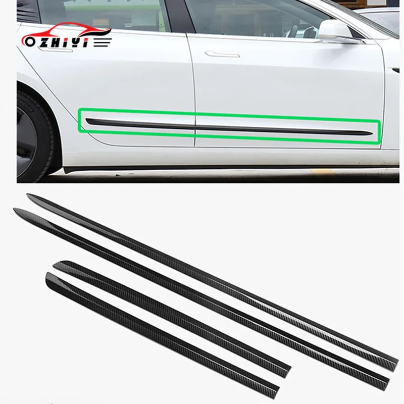 Car Sticker for Tesla Model 3 Body Anti-scratch Protection Trim Strip ABS Carbon Fiber Door Side Edge Guard Anti-collision Strip
Car Sticker for Tesla Model 3 Body Anti-scratch Protection Trim Strip ABS Carbon Fiber Door Side Edge Guard Anti-collision Strip