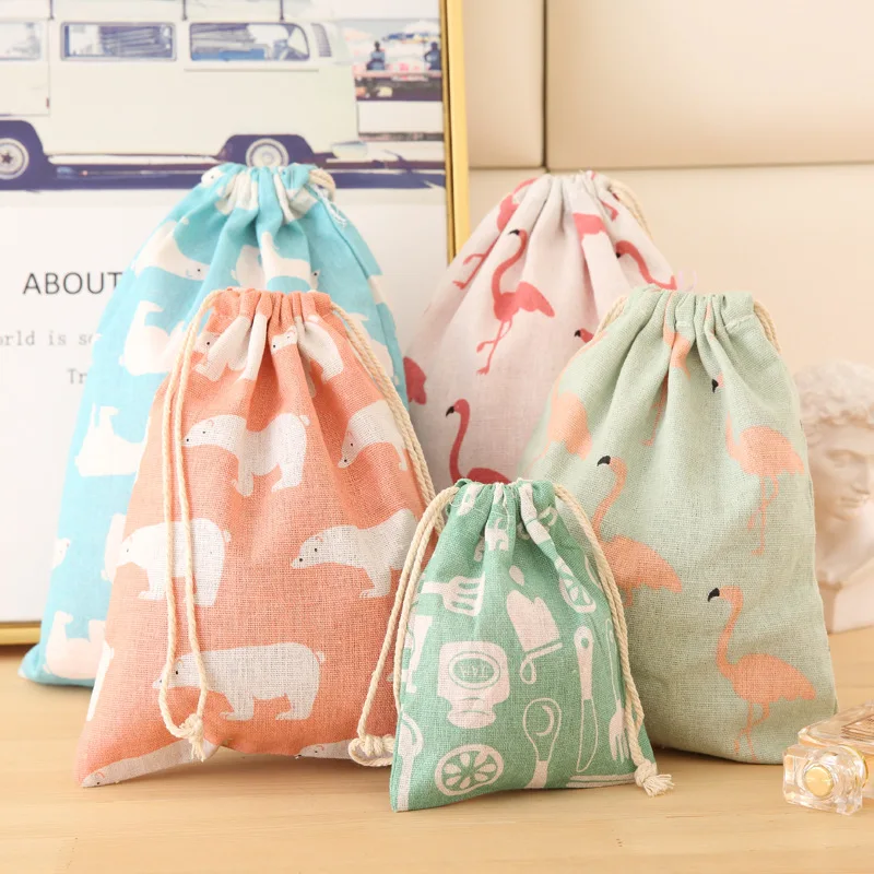 Drawstring Storage Bag Cotton Linen Fashion Print Stretch The Rope Storage Bag Bathroom Bedroom Sundries Practical Cloth Bag
Drawstring Storage Bag Cotton Linen Fashion Print Stretch The Rope Storage Bag Bathroom Bedroom Sundries Practical Cloth Bag