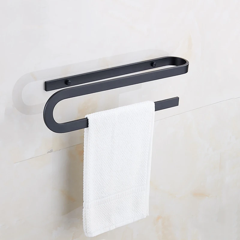 Towel Rack Towel Hanger Towel Ring Single-Pole Nordic Hotel Toilet Towel Hanging Black Aluminum Towel Pole Hardware Pendant
Towel Rack Towel Hanger Towel Ring Single-Pole Nordic Hotel Toilet Towel Hanging Black Aluminum Towel Pole Hardware Pendant