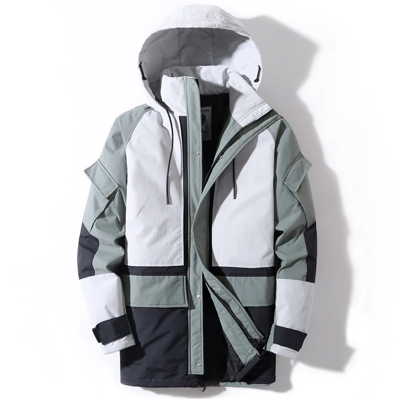 Winter Long Down Jacket Men Nice Winter Down Coat Hooded Patchwork Windproof Winter Coat Men Outerwear White Duck Down Parkas
Winter Long Down Jacket Men Nice Winter Down Coat Hooded Patchwork Windproof Winter Coat Men Outerwear White Duck Down Parkas