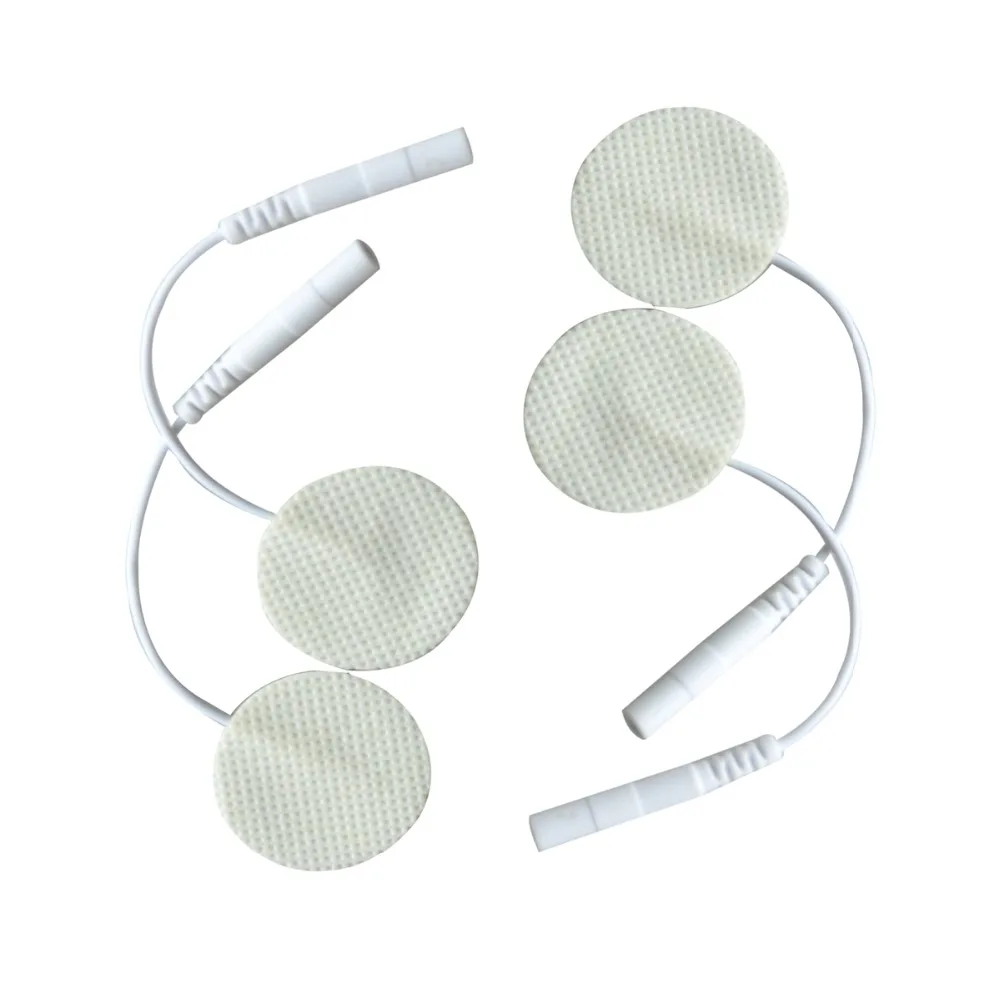 50Pairs/Lot Body Massager Round Electrode Pads Self-adhesive With Cable For Medium Frequency TENS Therapy Muscle Stimulator Pads
50Pairs/Lot Body Massager Round Electrode Pads Self-adhesive With Cable For Medium Frequency TENS Therapy Muscle Stimulator Pads