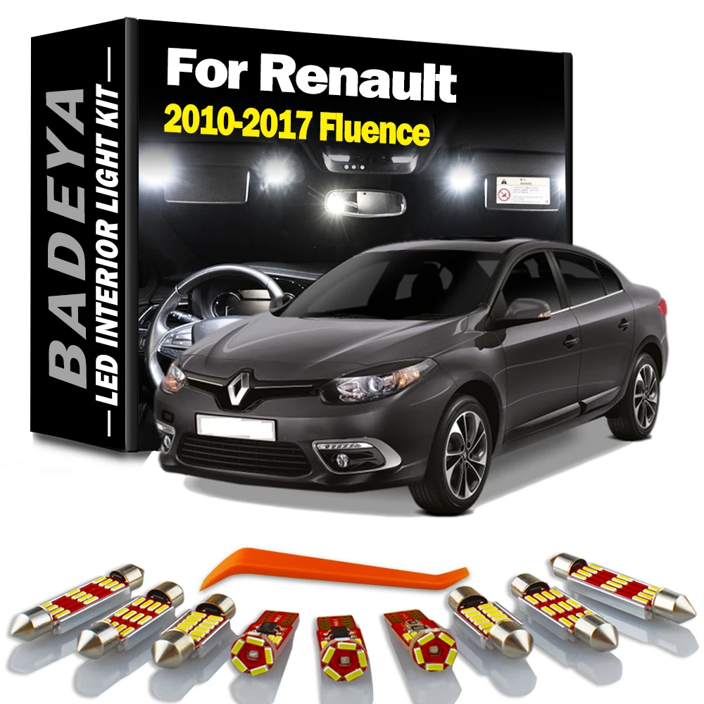 BADEYA 12 шт. для Renault Fluence 2010, 2011, 2012, 2013, 2014 -2017 годов, интерьерная карта для чтения, купол, солнцезащитный козырек, фотоаксессуары, автомобильная лампа
BADEYA 12 шт. для Renault Fluence 2010, 2011, 2012, 2013, 2014 -2017 годов, интерьерная карта для чтения, купол, солнцезащитный козырек, фотоаксессуары, автомобильная лампа