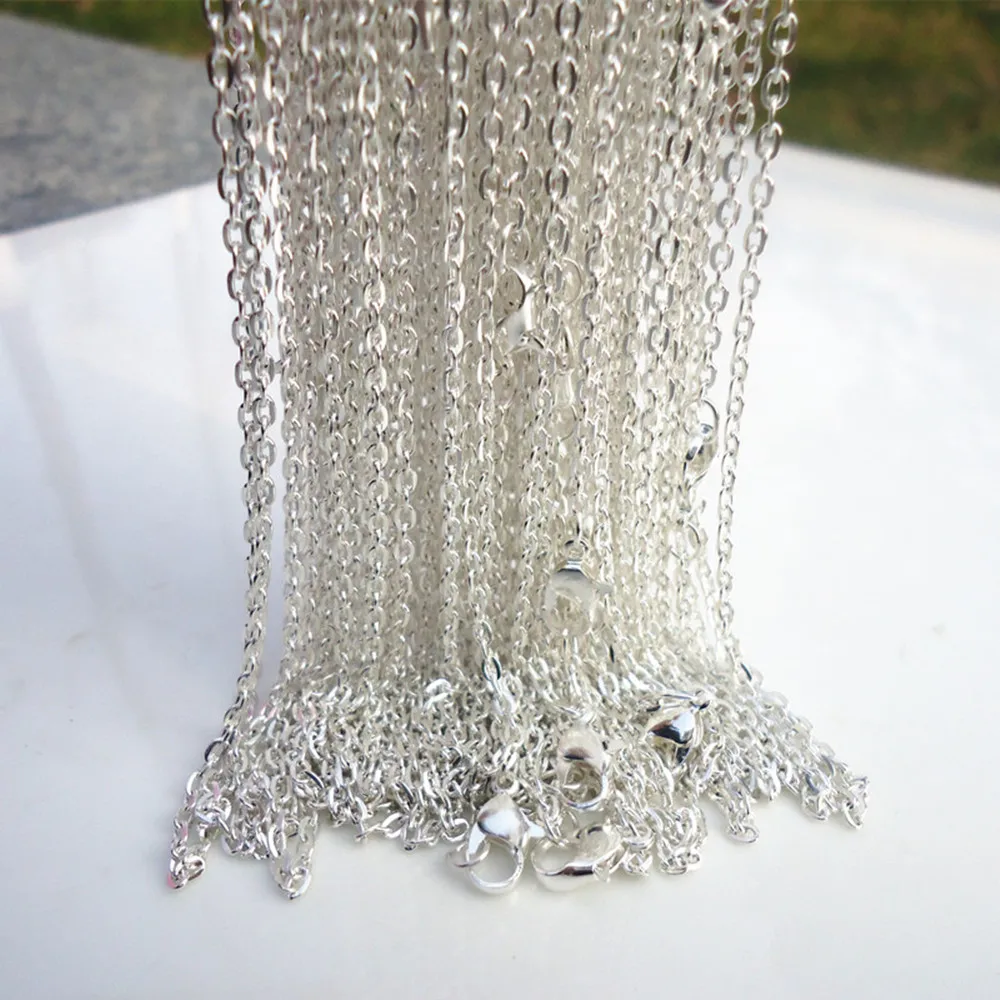 20/50pcs Silver/Gold plated Fine Chain Necklace With Lobster Clasp 16.5",19.5",23" X
20/50pcs Silver/Gold plated Fine Chain Necklace With Lobster Clasp 16.5",19.5",23" X