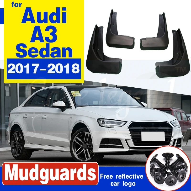 Mud Guards Mud Flaps for Audi A3 Sedan 2017-2018 Fender Splash Guards Mudguard Car Front Rear wheel Mudflaps Soft plastic 4Pcs
Mud Guards Mud Flaps for Audi A3 Sedan 2017-2018 Fender Splash Guards Mudguard Car Front Rear wheel Mudflaps Soft plastic 4Pcs