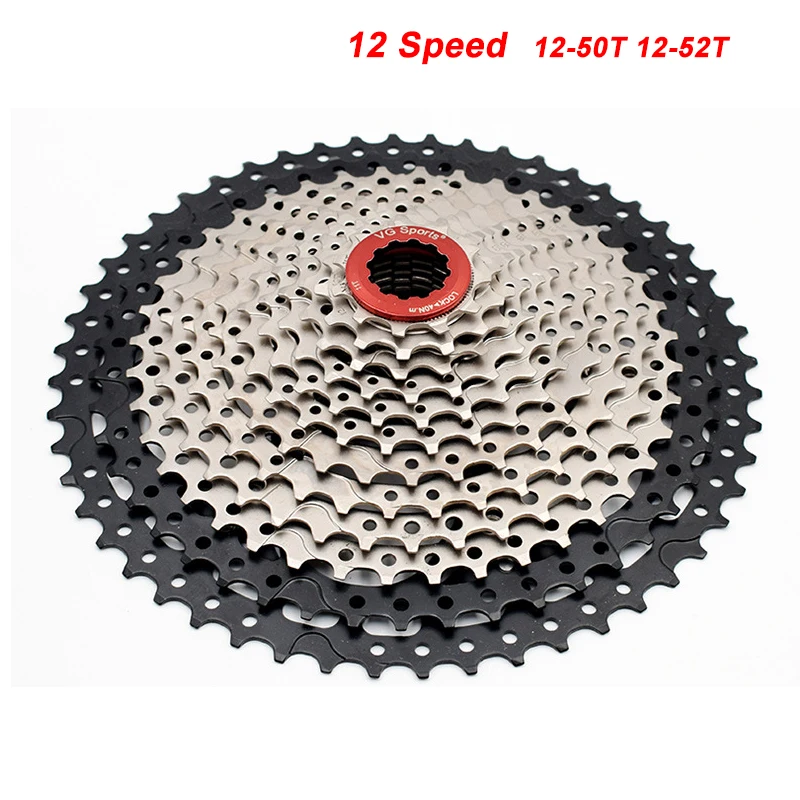 MTB 12-50 T 12-52 T 12 Speed Cassette Bicycle Freewheel Sprocket Cdg 12S Mountain Bike Freewheel Ultralight Silvery
MTB 12-50 T 12-52 T 12 Speed Cassette Bicycle Freewheel Sprocket Cdg 12S Mountain Bike Freewheel Ultralight Silvery