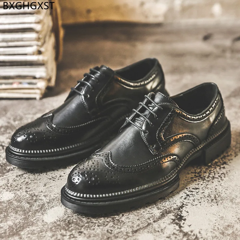 Black Casual Business Shoes Men Designer Oxford Dress Shoes Mens Fashion Brogue Man Shoes High Quality Chaussure Homme Zapatos
Black Casual Business Shoes Men Designer Oxford Dress Shoes Mens Fashion Brogue Man Shoes High Quality Chaussure Homme Zapatos