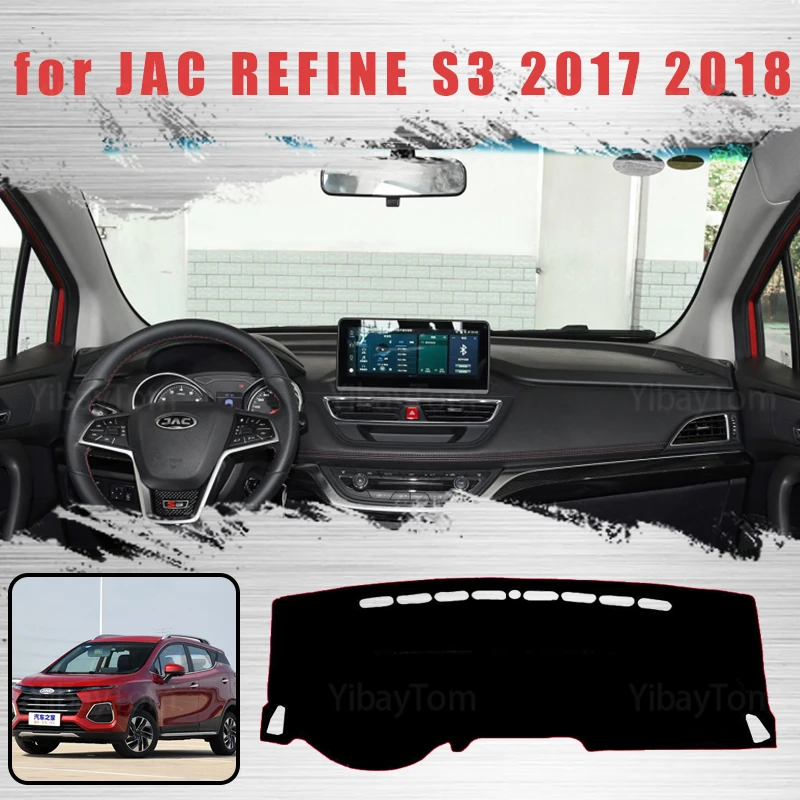 Чехол на приборную панель автомобиля, коврик для JAC REFINE S3 2017 2018, автомобильный нескользящий коврик от солнца, ковер
Чехол на приборную панель автомобиля, коврик для JAC REFINE S3 2017 2018, автомобильный нескользящий коврик от солнца, ковер